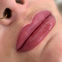 Lippenpigmentierung.