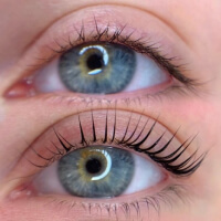 Wimpern Lifting.